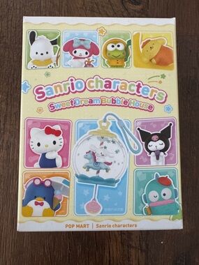 Sanrio Characters Sweet Dream Bubble House Keychain - Yellow